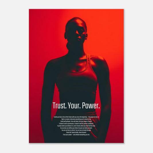 Fierce motivation poster - Sillystroke