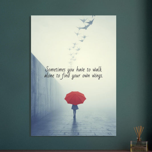 Find your own wings poster - Sillystroke