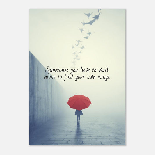 Find your own wings poster - Sillystroke