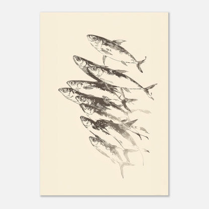 Fish Sketch Poster - Sillystroke