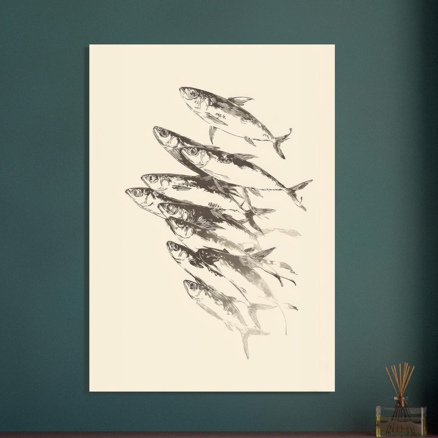 Fish Sketch Poster - Sillystroke