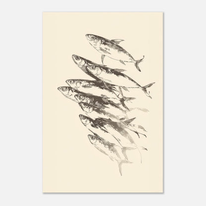 Fish Sketch Poster - Sillystroke