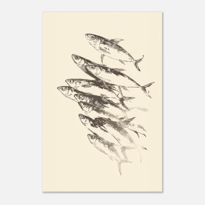 Fish Sketch Poster - Sillystroke