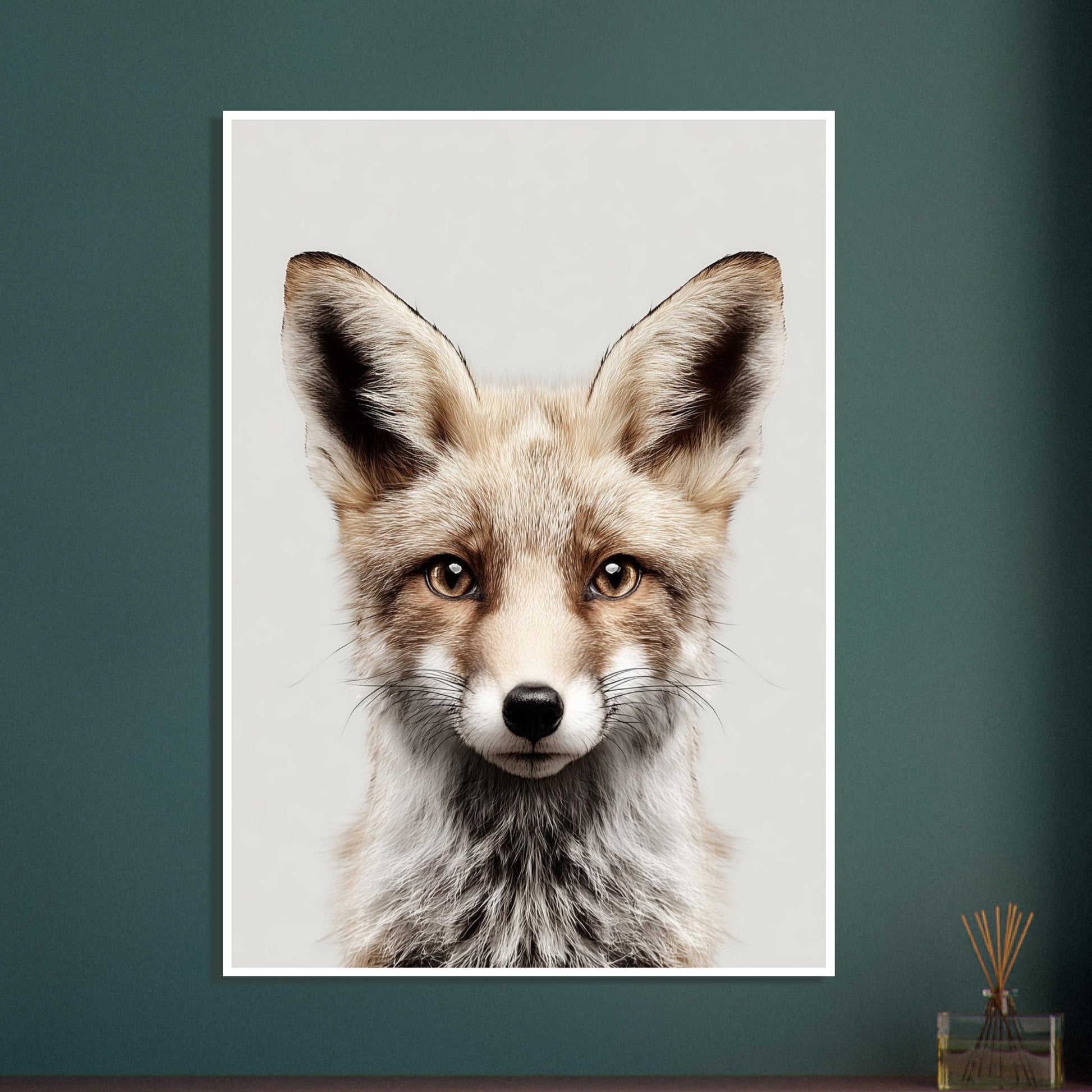 Fox portrait poster - Sillystroke