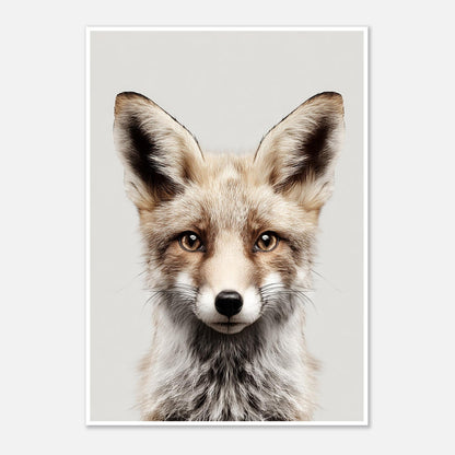 Fox portrait poster - Sillystroke