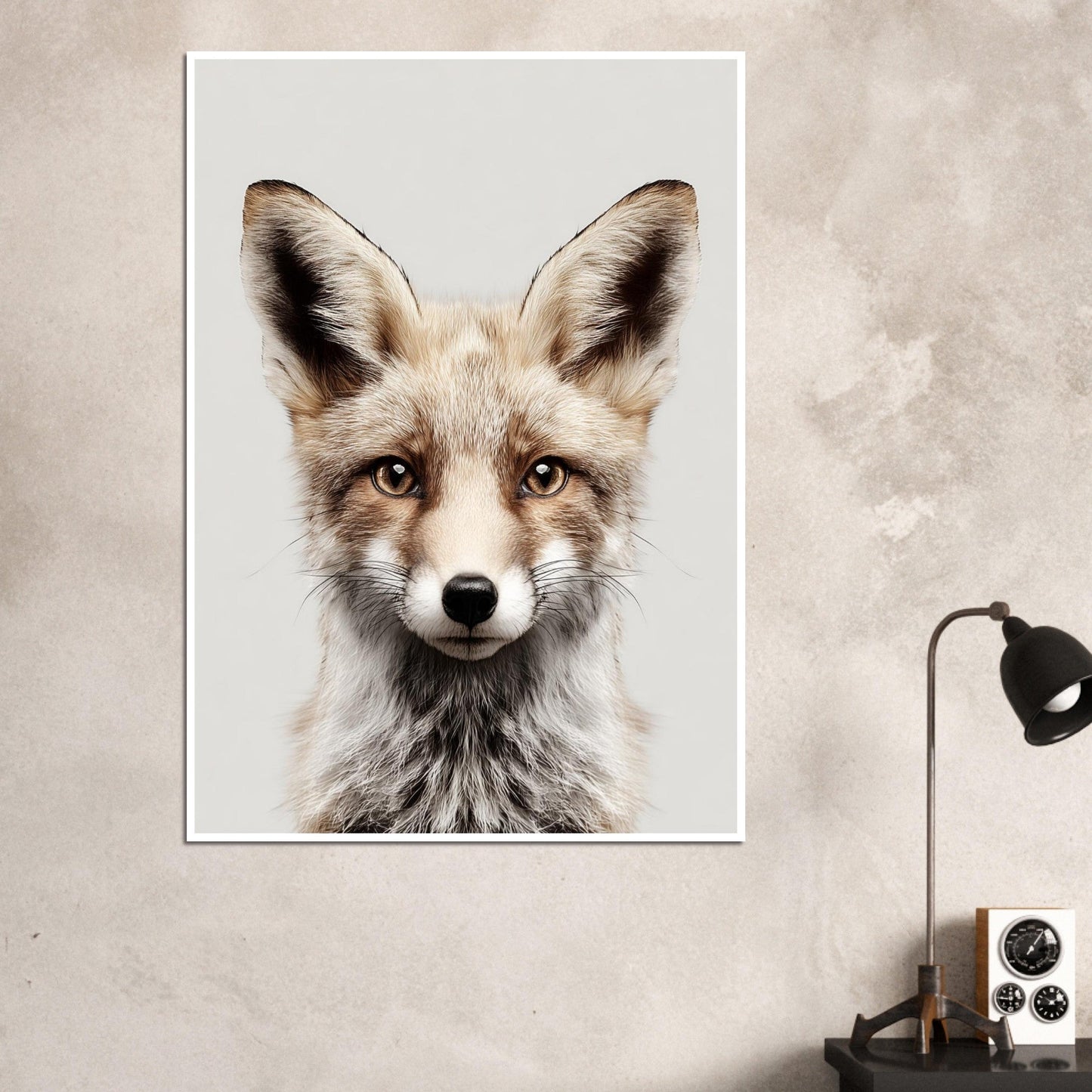 Fox portrait poster - Sillystroke