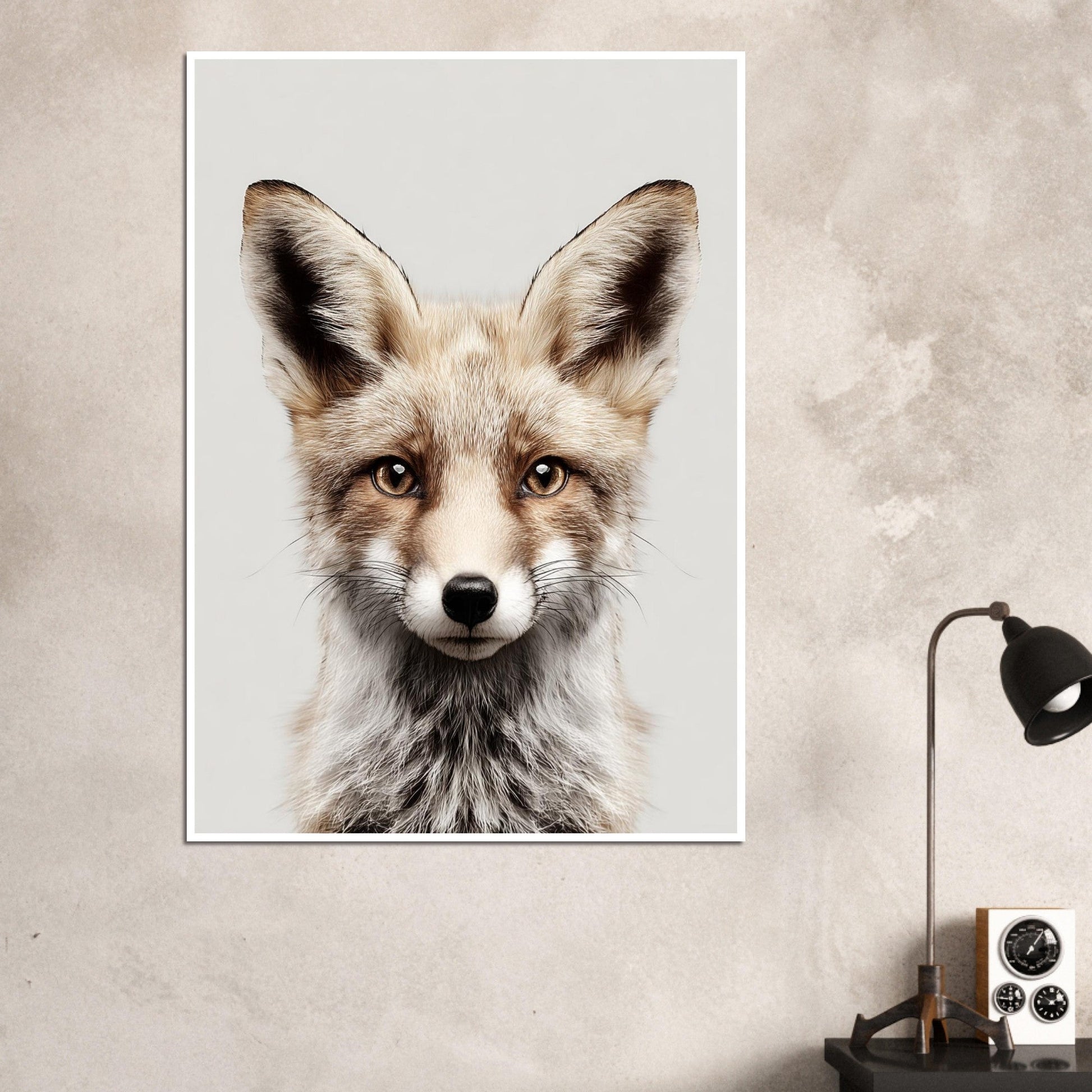 Fox portrait poster - Sillystroke