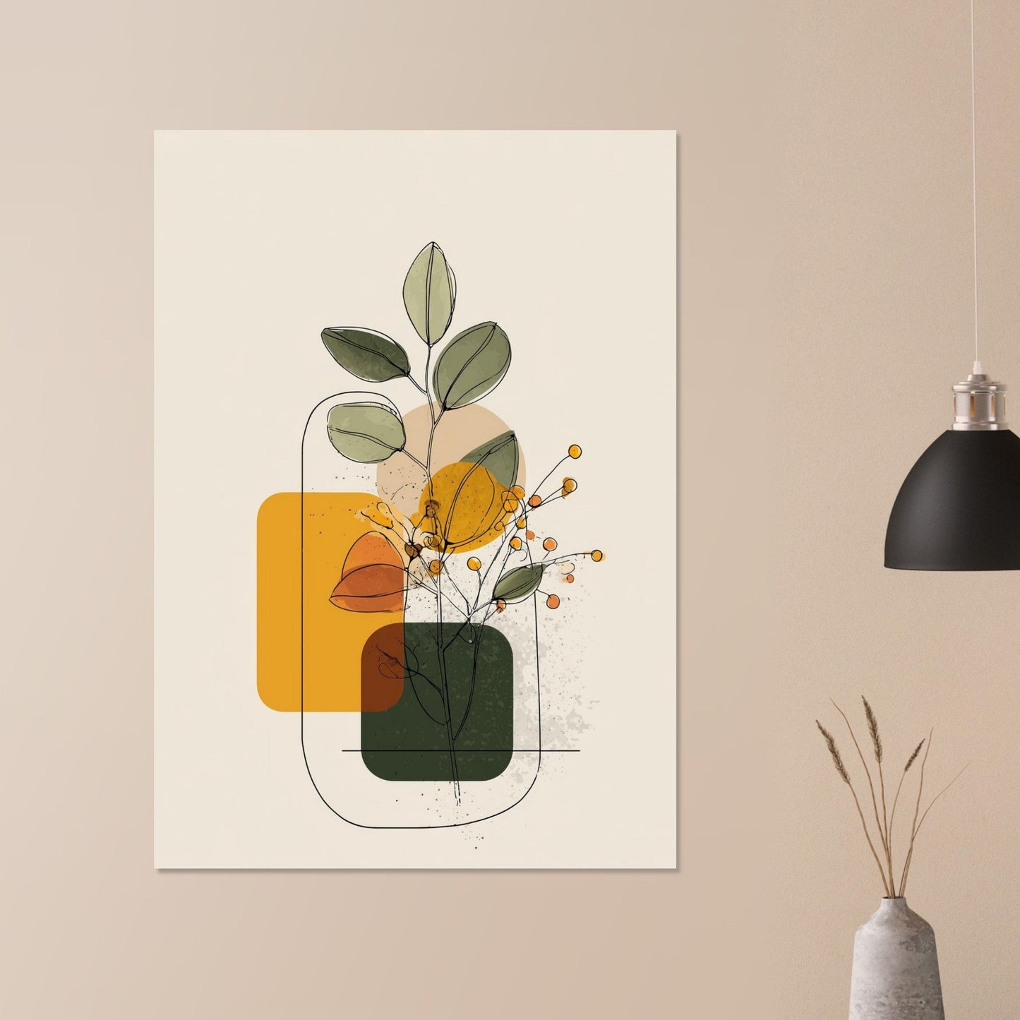 Garden blocks poster - Sillystroke