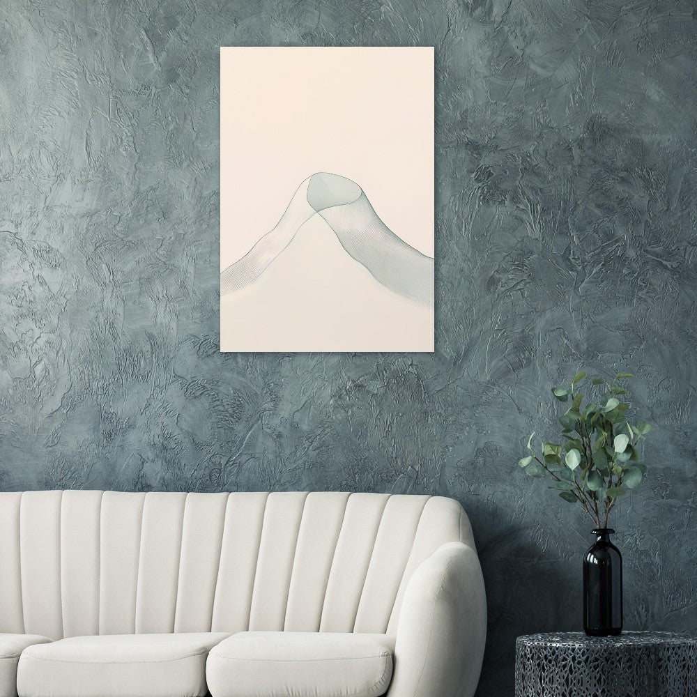 Gentle peaks poster - Sillystroke