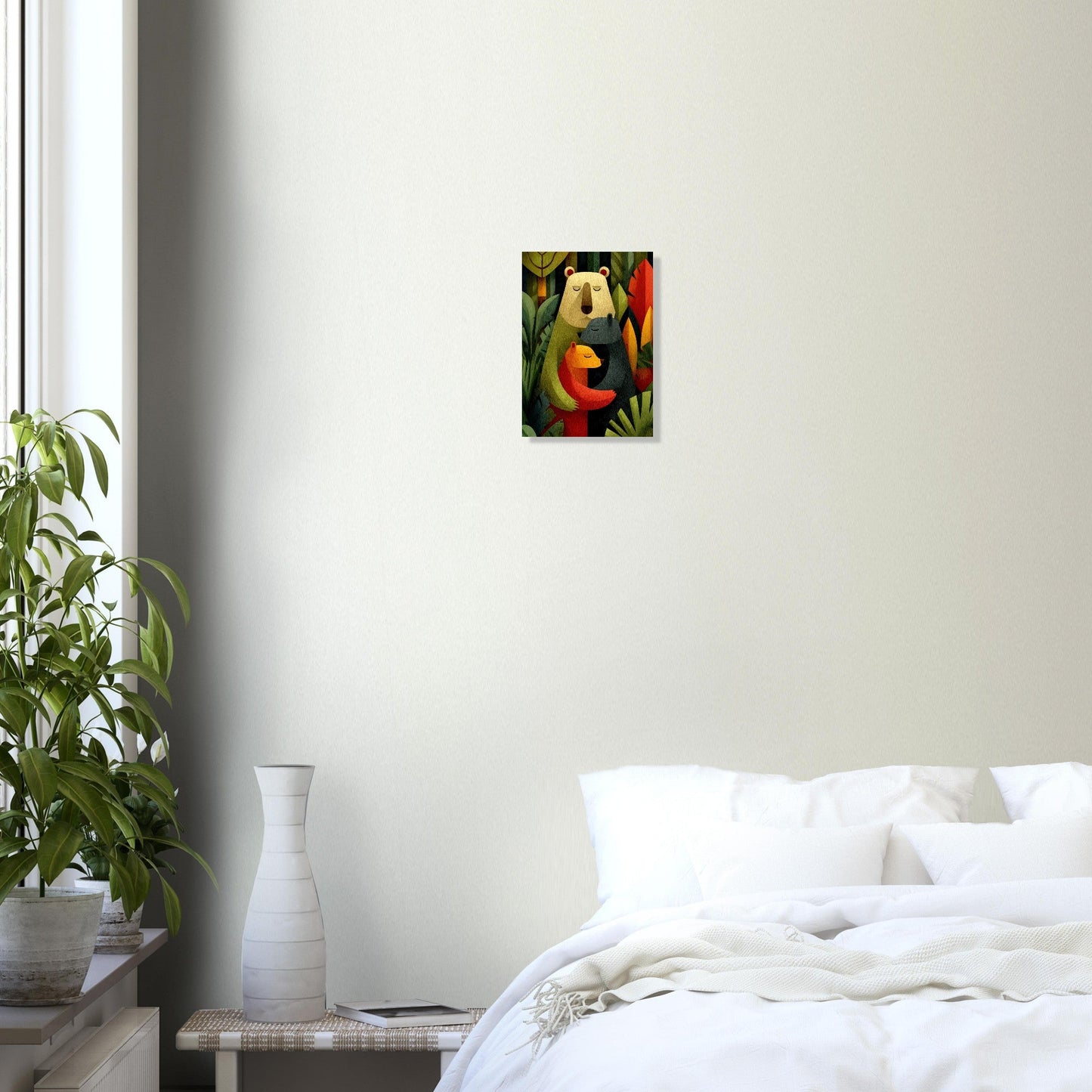 Heartwarming Bear Family Poster - Sillystroke