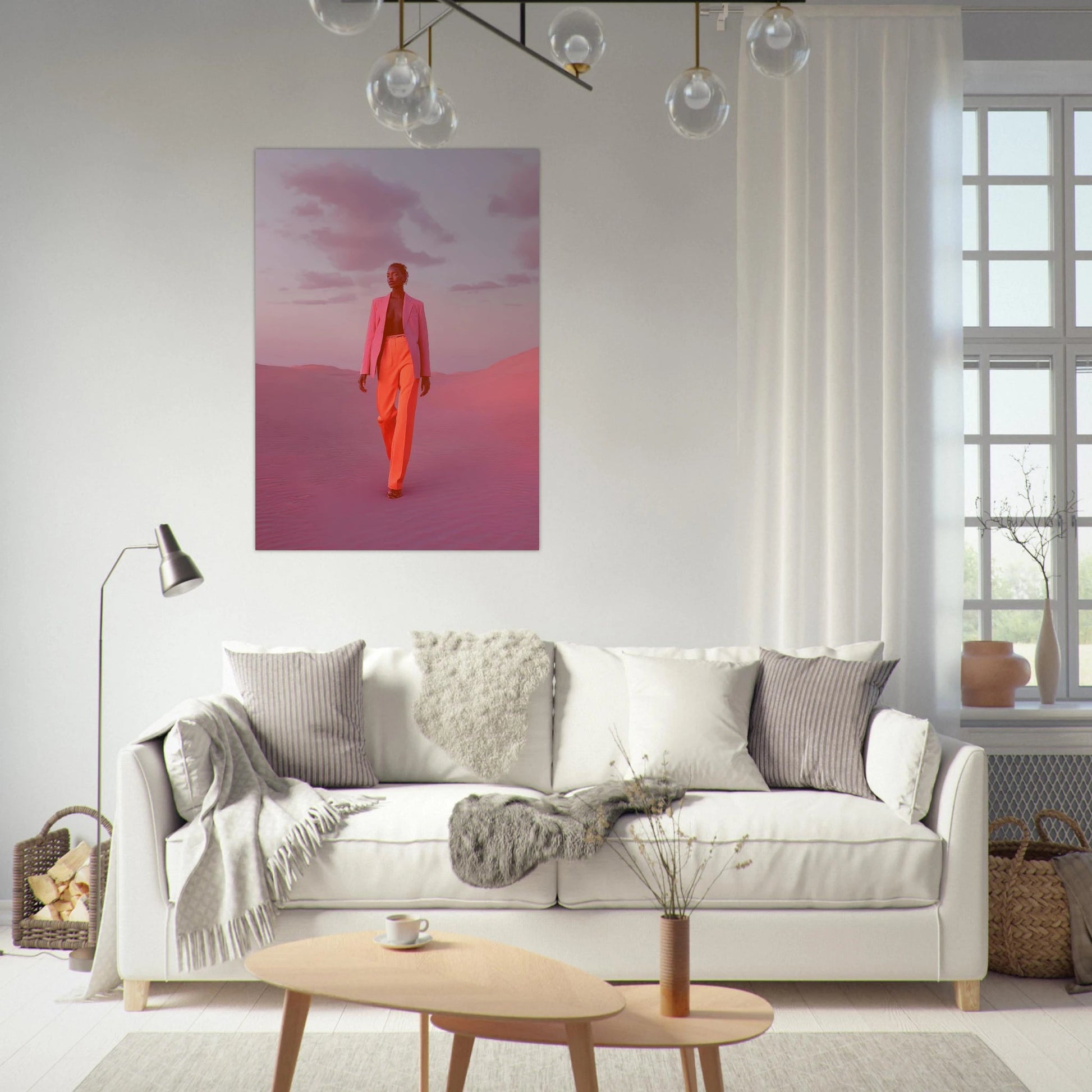 High - Fashion portrait poster - Sillystroke