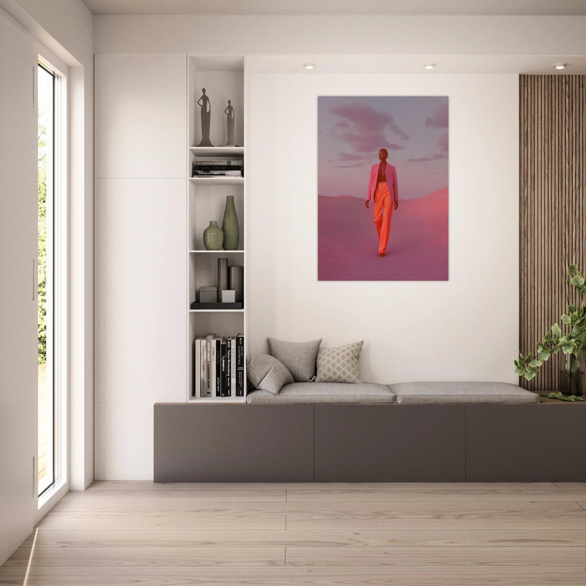 High - Fashion portrait poster - Sillystroke