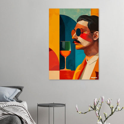 Man vibrant poster - Sillystroke