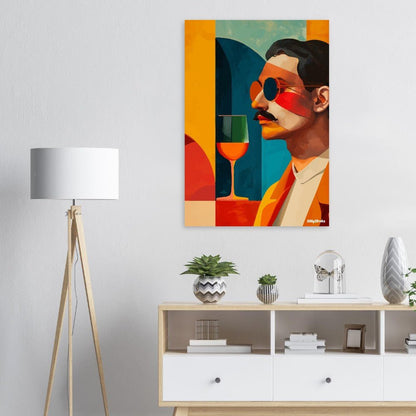 Man vibrant poster - Sillystroke