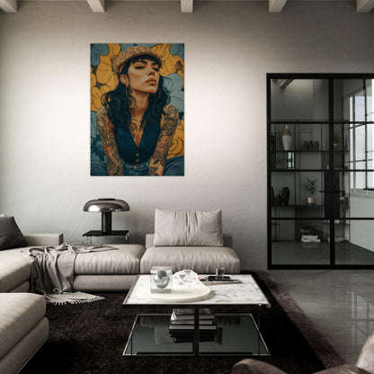 Modern Vintage Lady Poster - Sillystroke