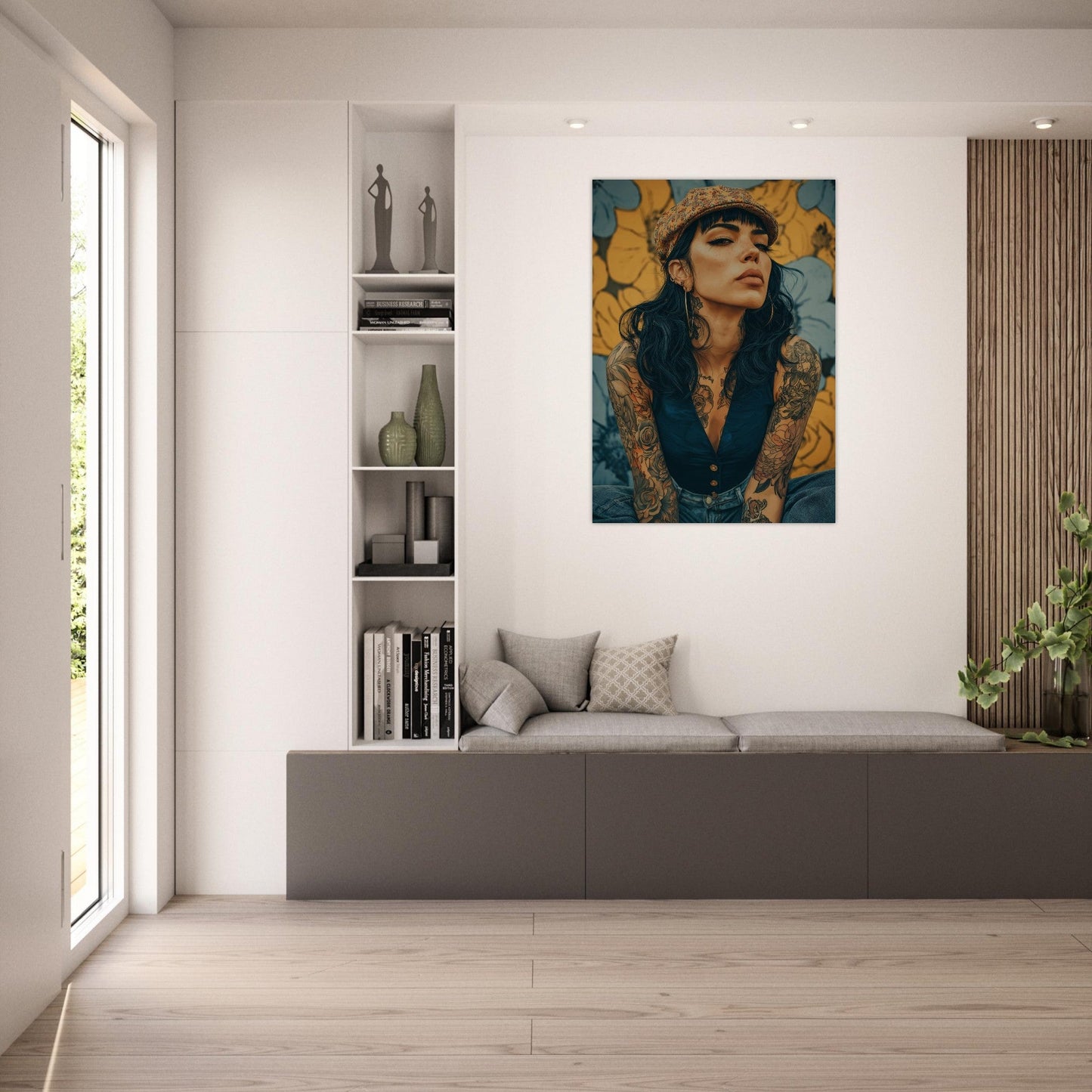 Modern Vintage Lady Poster - Sillystroke