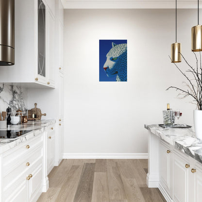 Modern White Puma Poster - Sillystroke