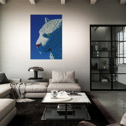 Modern White Puma Poster - Sillystroke