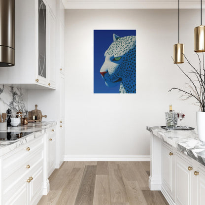 Modern White Puma Poster - Sillystroke