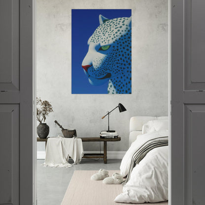 Modern White Puma Poster - Sillystroke