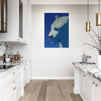 Modern White Puma Poster - Sillystroke