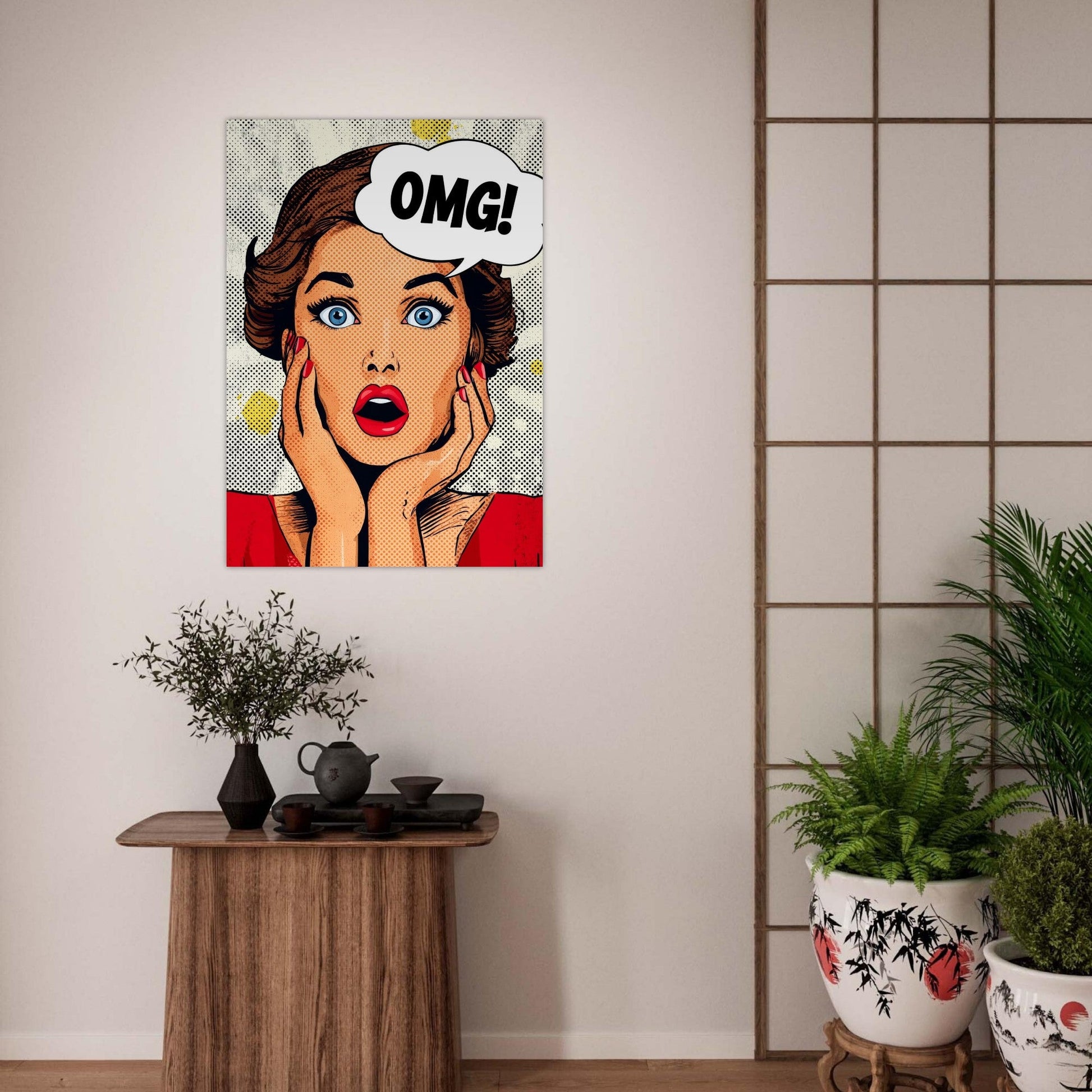 OMG Comic Pop Art Poster - Sillystroke