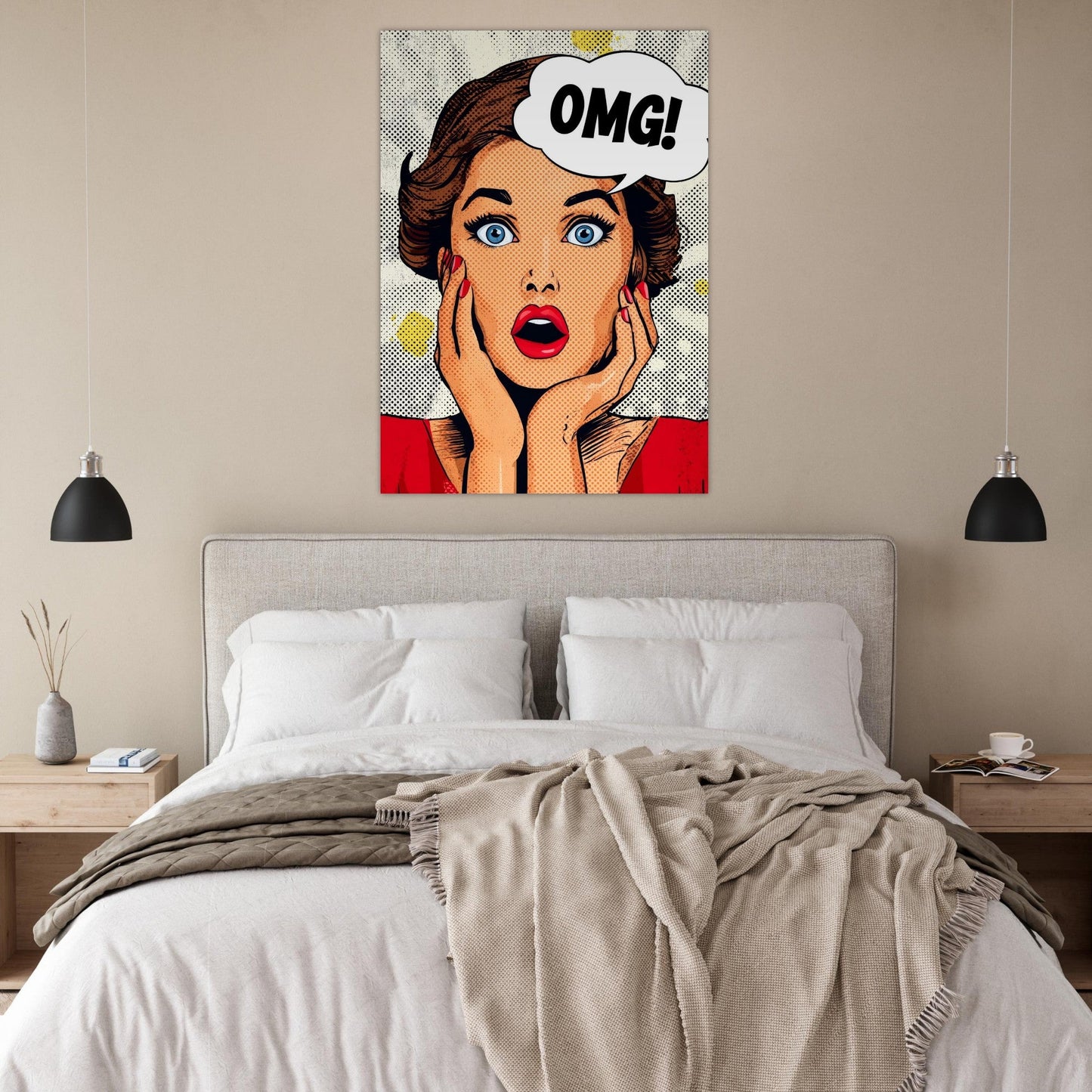OMG Comic Pop Art Poster - Sillystroke