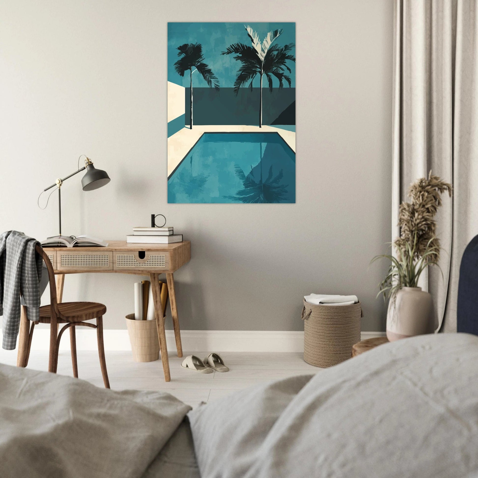 Pool iIllustration art poster - Sillystroke