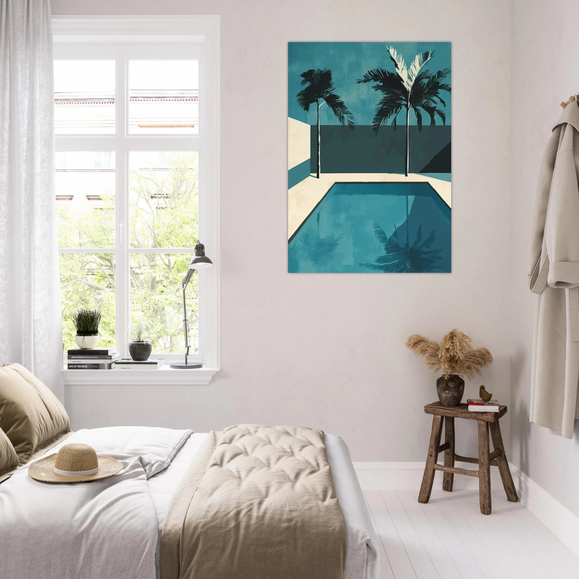 Pool iIllustration art poster - Sillystroke