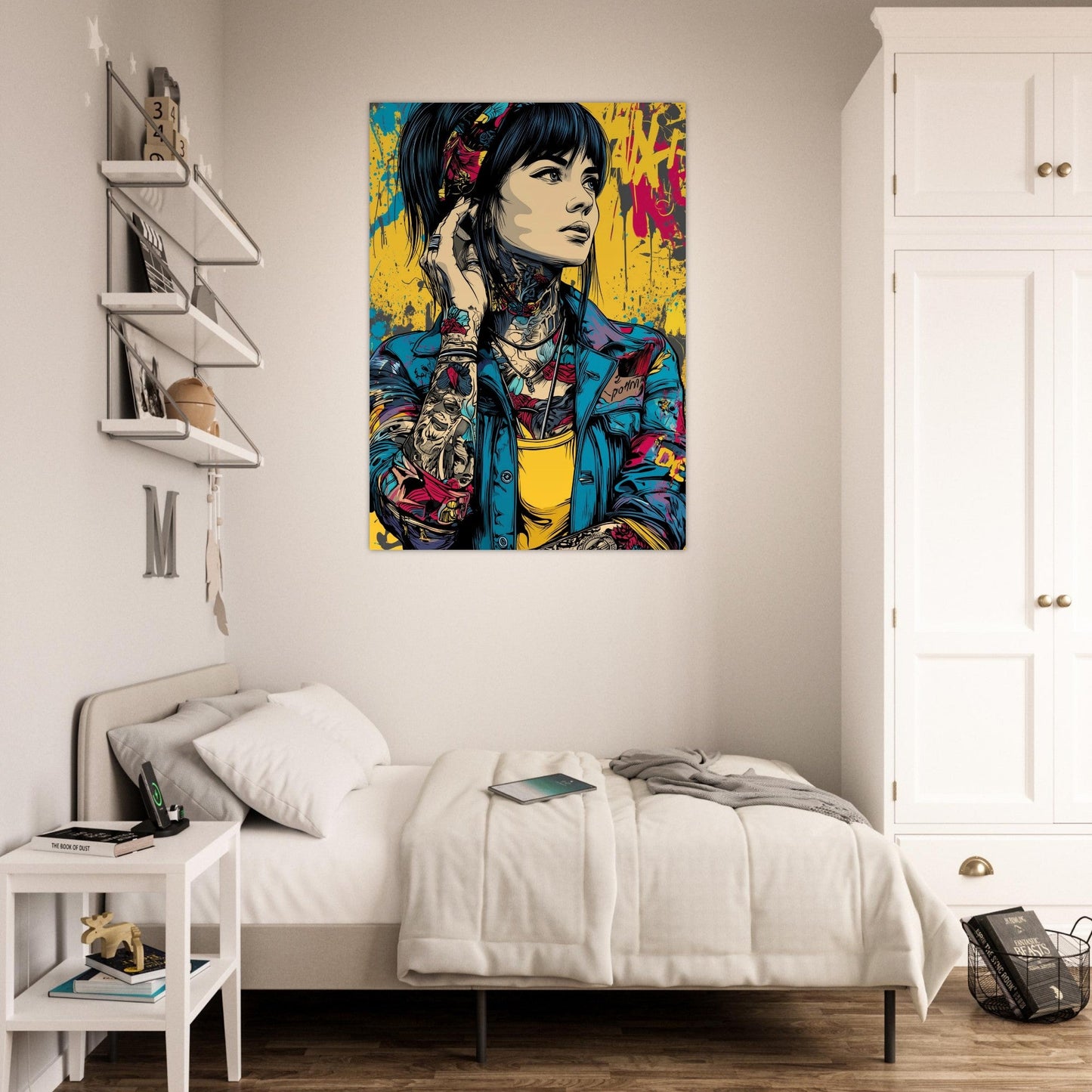 Pop Art Comic Girl Poster - Sillystroke