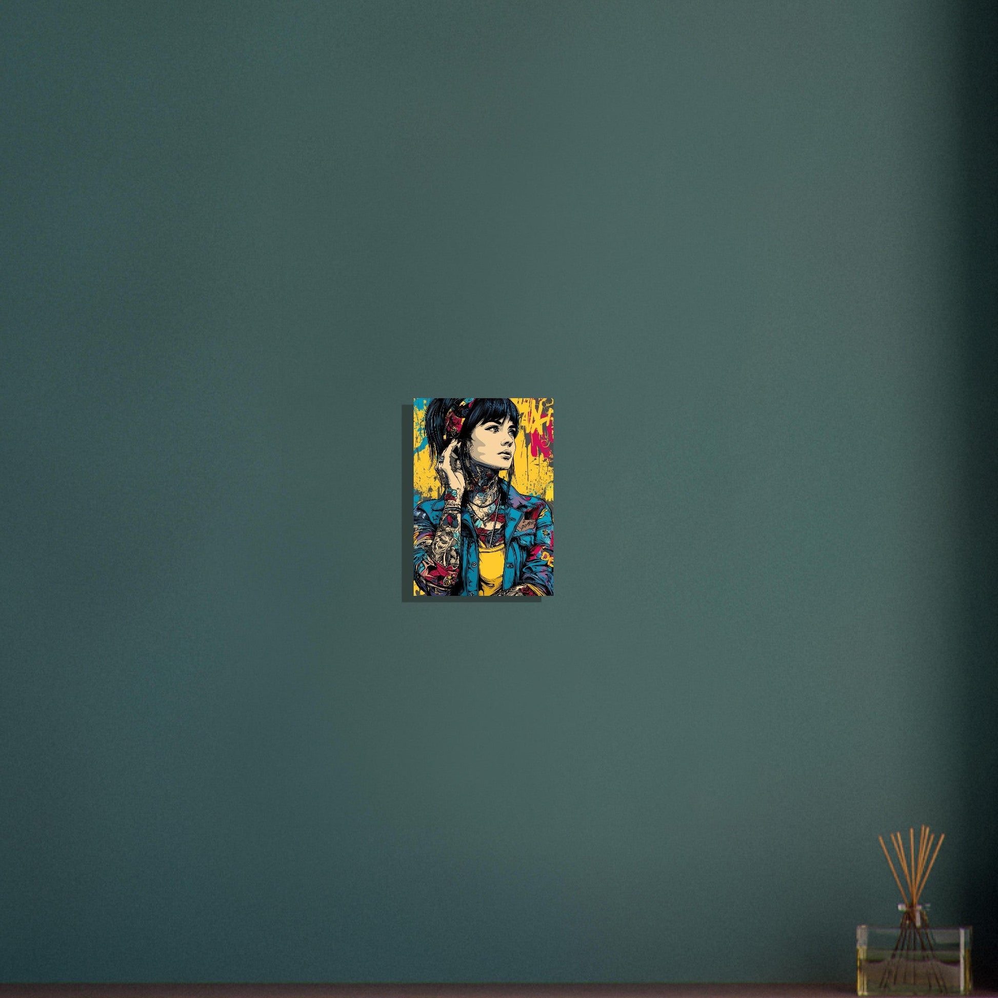 Pop Art Comic Girl Poster - Sillystroke