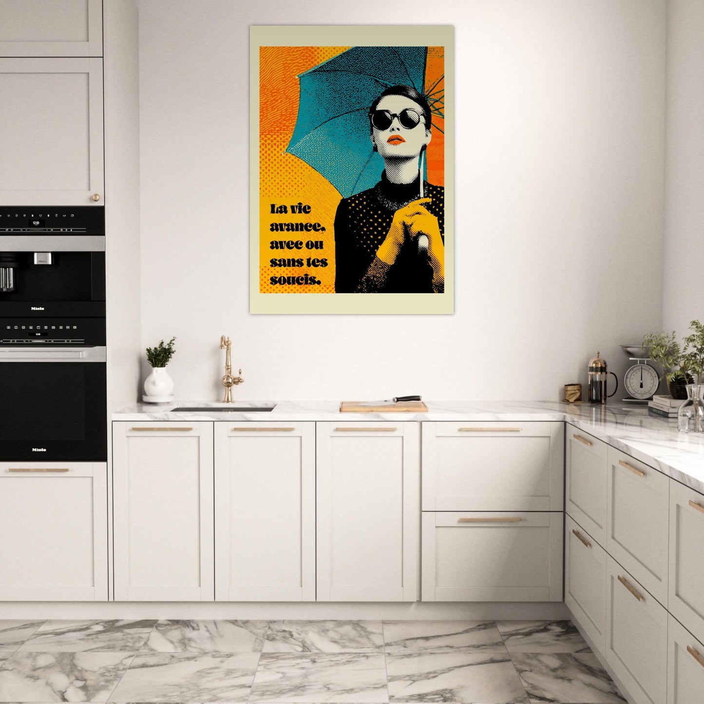 Pop Art woman quote poster - Sillystroke