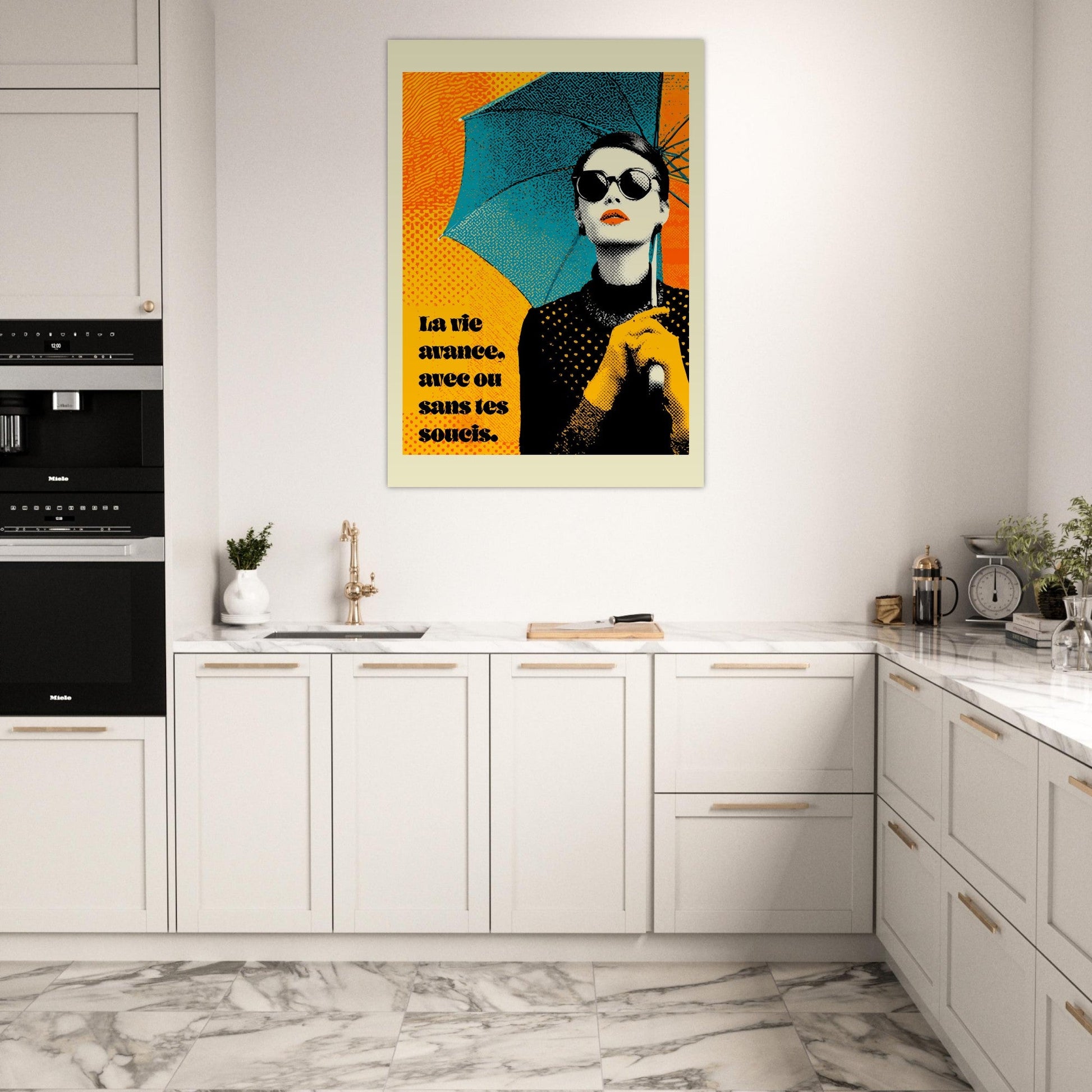 Pop Art woman quote poster - Sillystroke