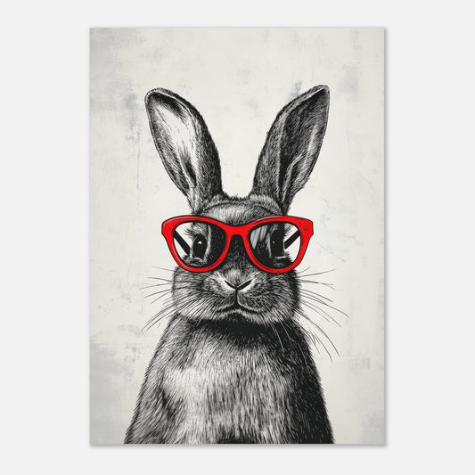 Rabbit sketch poster - Sillystroke