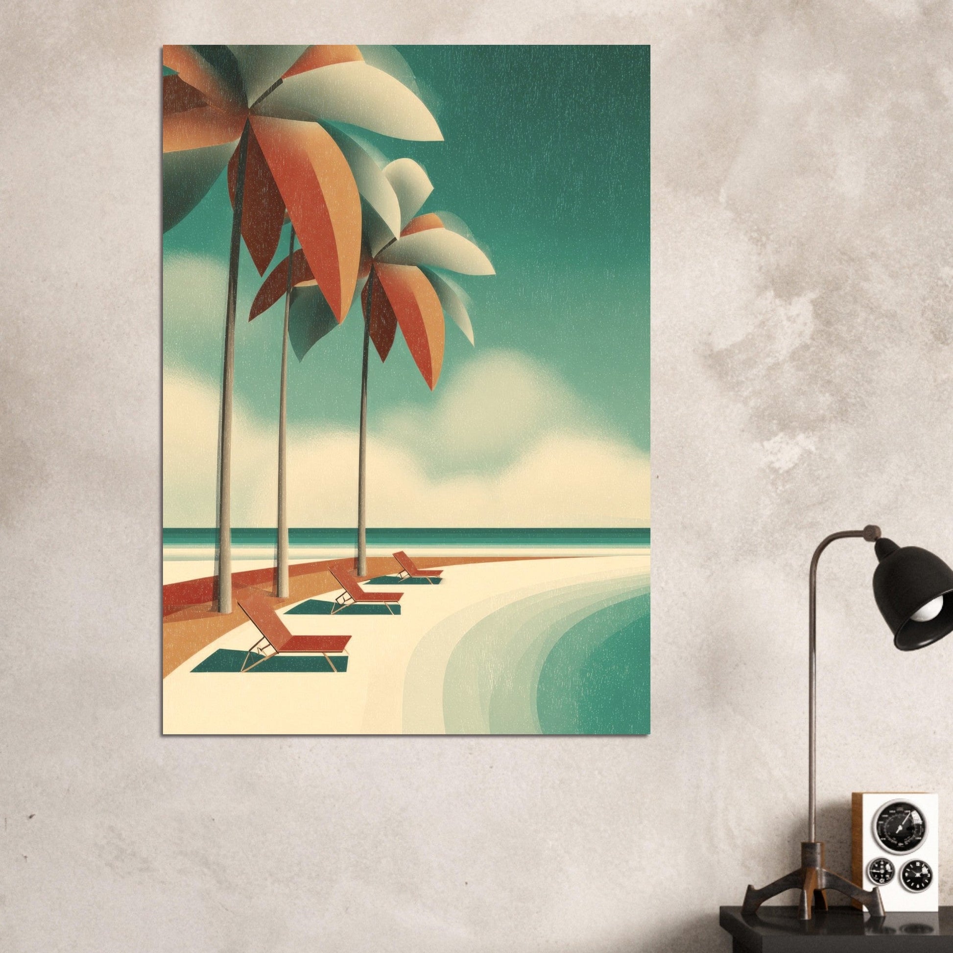 Retro beach poster - Sillystroke