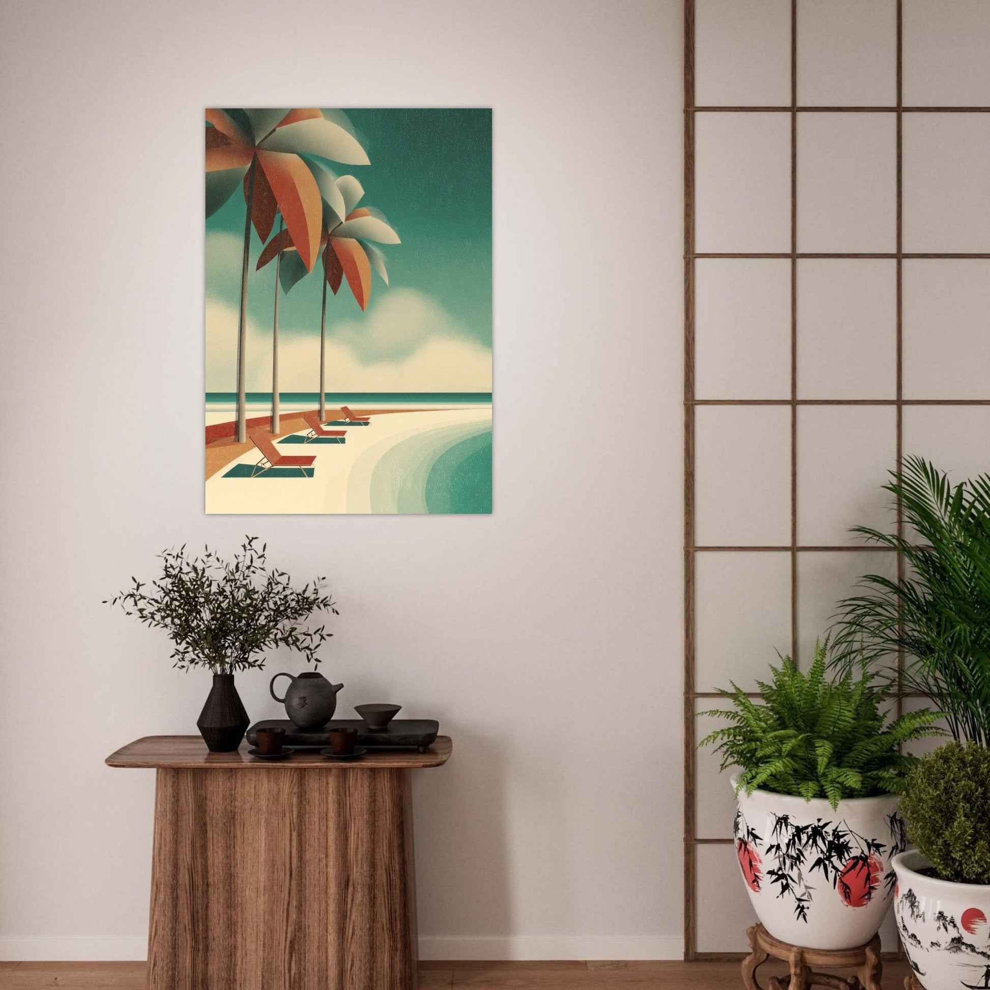 Retro beach poster - Sillystroke