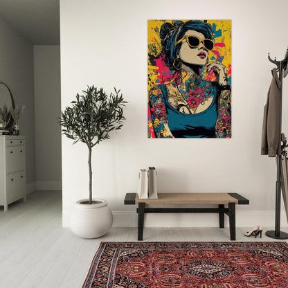 Rockabilly art poster - Sillystroke