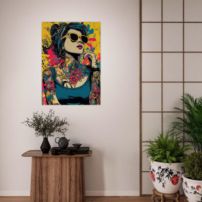 Rockabilly art poster - Sillystroke