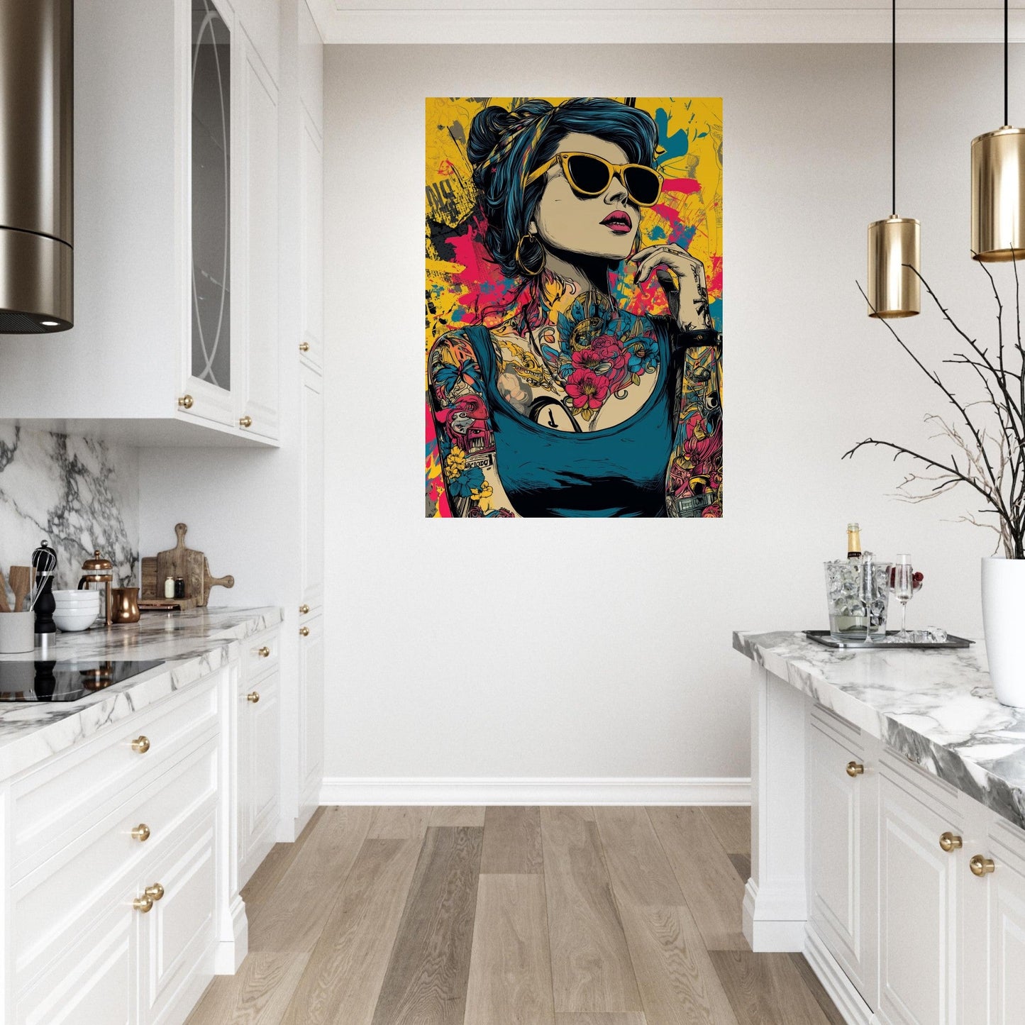 Rockabilly art poster - Sillystroke