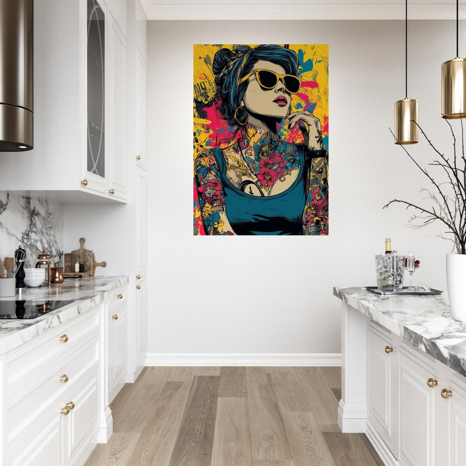 Rockabilly art poster - Sillystroke