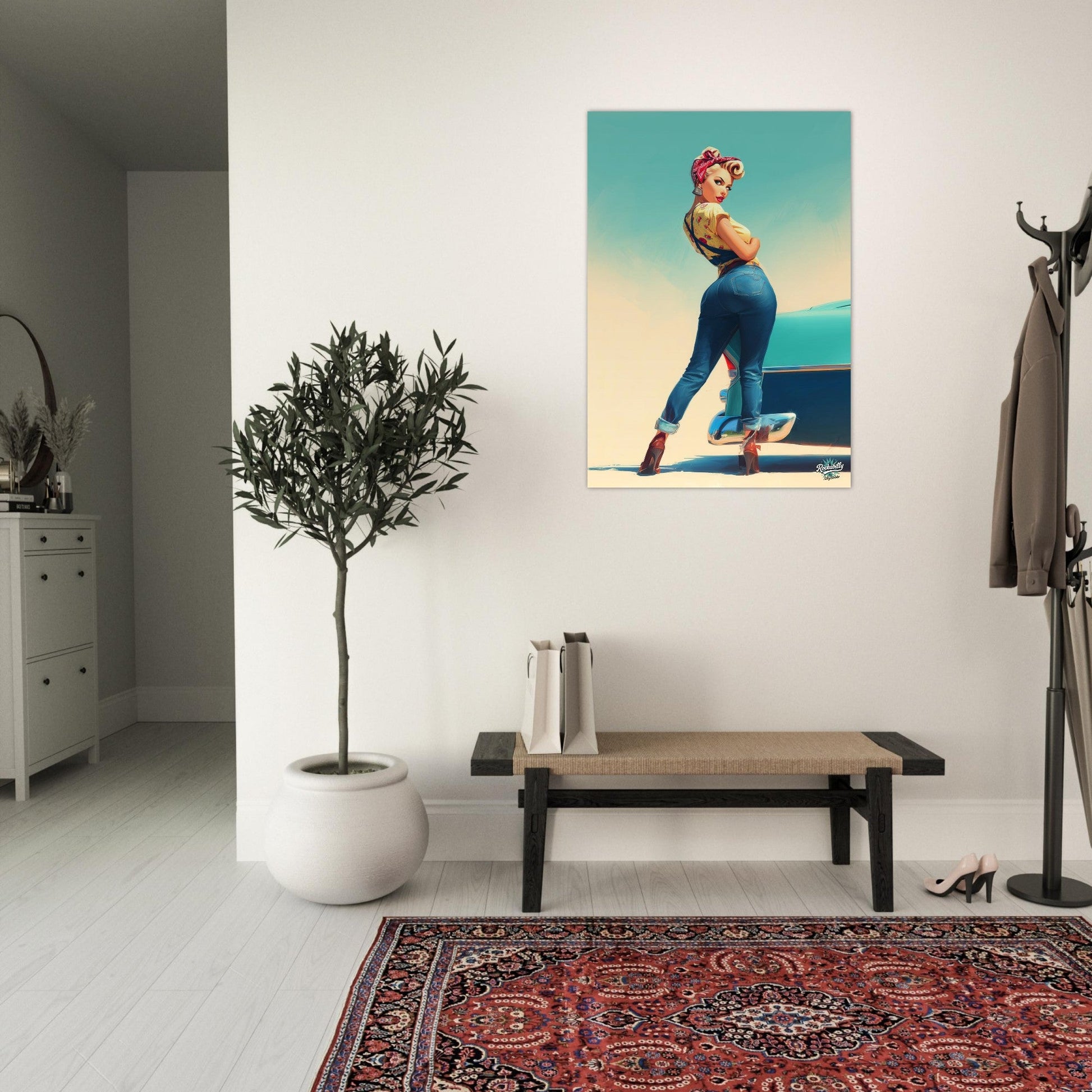 Rockabilly Poster - Vintage Wall Art - Design 1 of 20 - Sillystroke