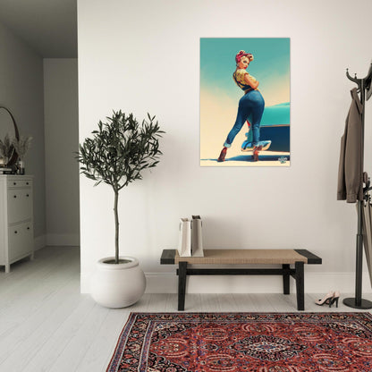 Rockabilly Poster - Vintage Wall Art - Design 1 of 20 - Sillystroke