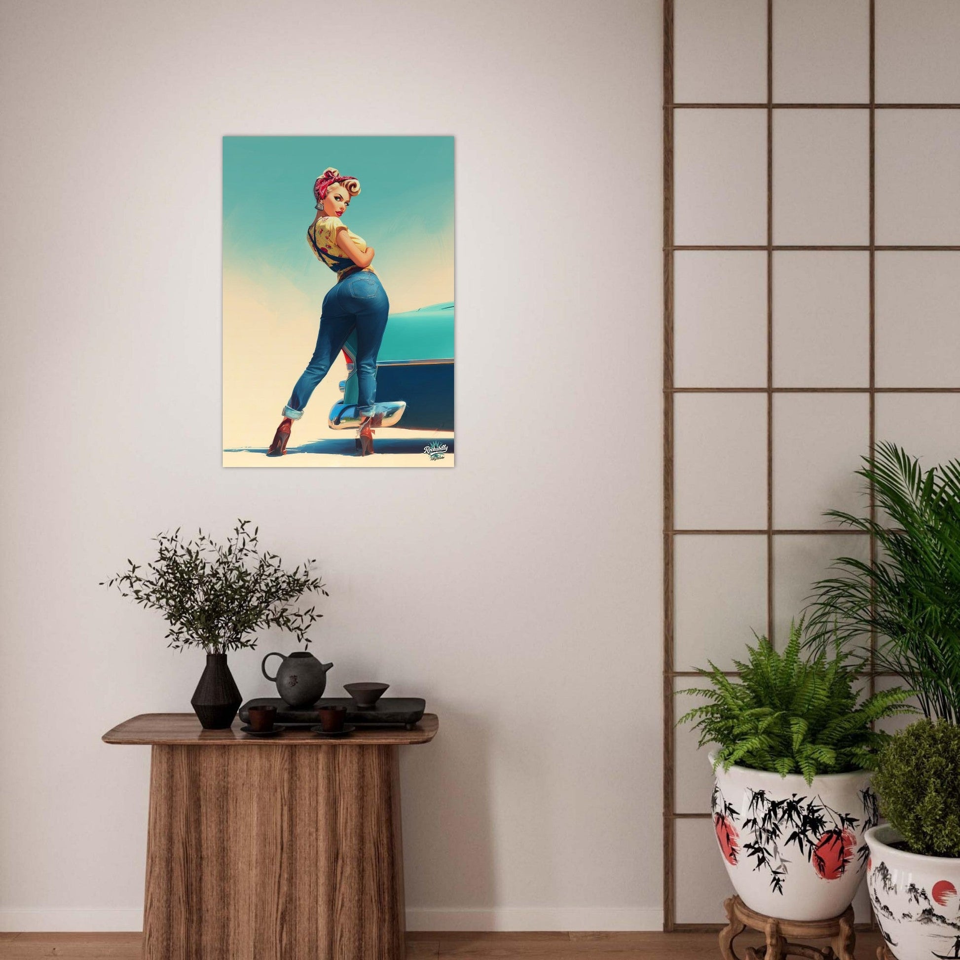 Rockabilly Poster - Vintage Wall Art - Design 1 of 20 - Sillystroke