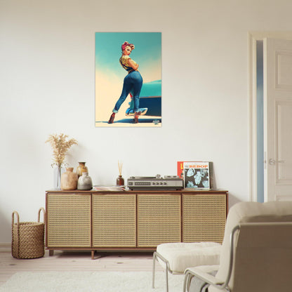 Rockabilly Poster - Vintage Wall Art - Design 1 of 20 - Sillystroke