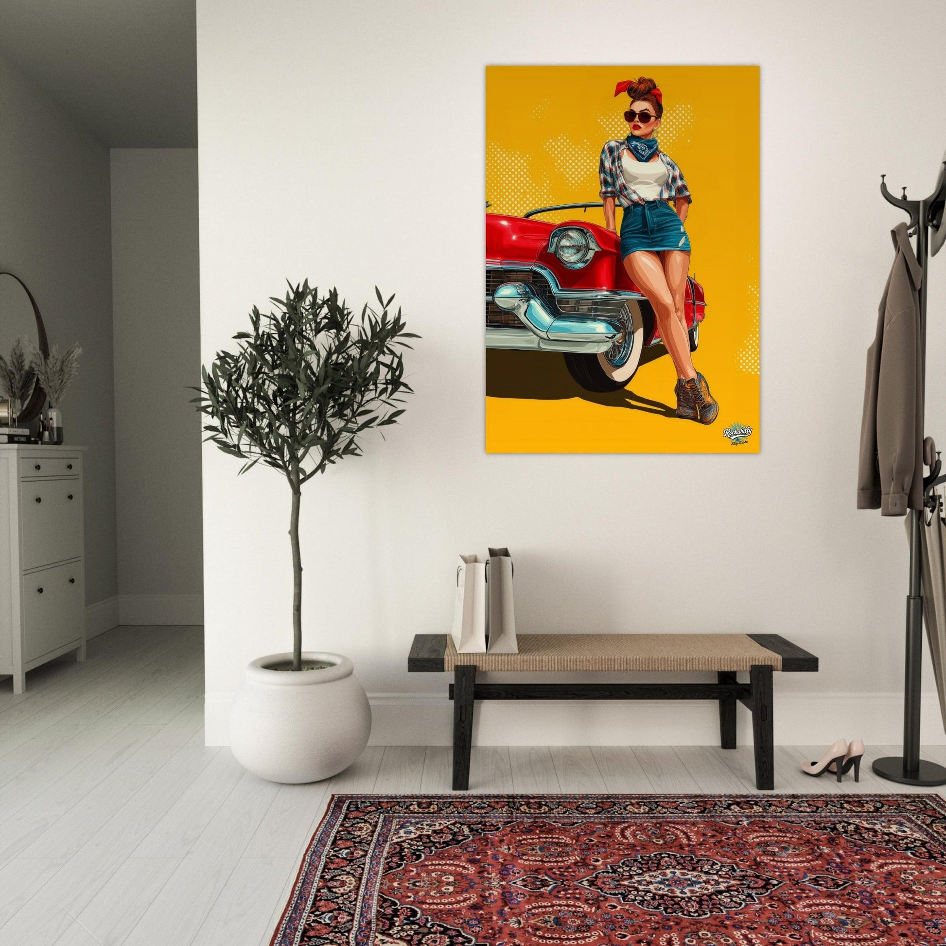 Rockabilly Poster - Vintage Wall Art - Design 10 of 20 - Sillystroke