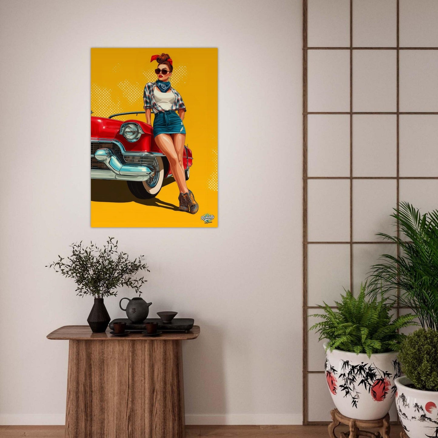 Rockabilly Poster - Vintage Wall Art - Design 10 of 20 - Sillystroke