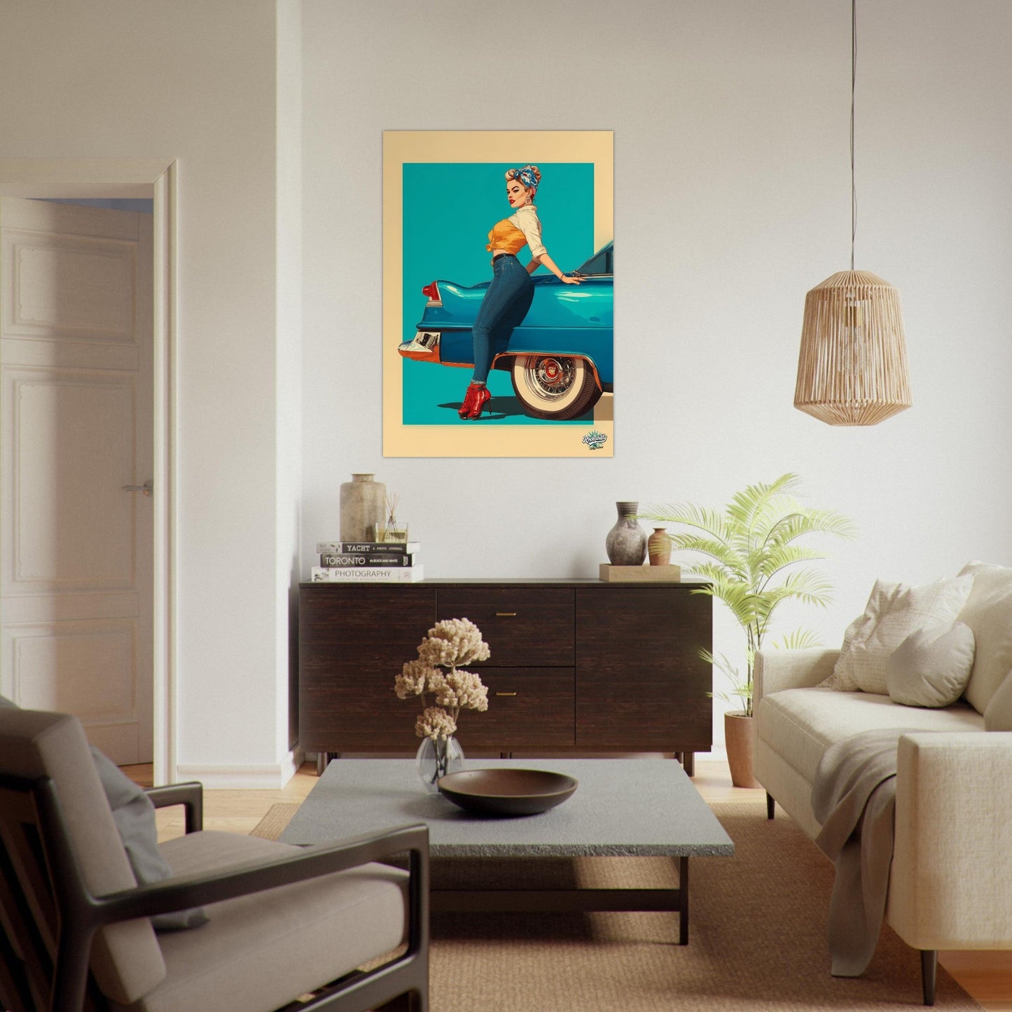 Rockabilly Poster - Vintage Wall Art - Design 11 of 20 - Sillystroke