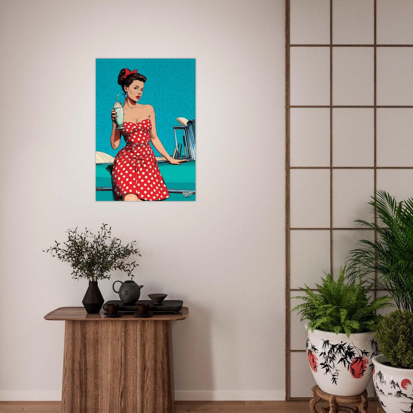 Rockabilly Poster - Vintage Wall Art - Design 12 of 20 - Sillystroke