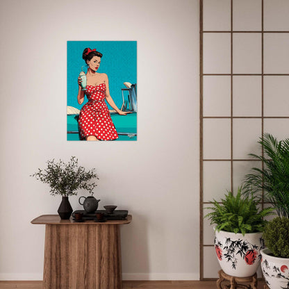 Rockabilly Poster - Vintage Wall Art - Design 12 of 20 - Sillystroke