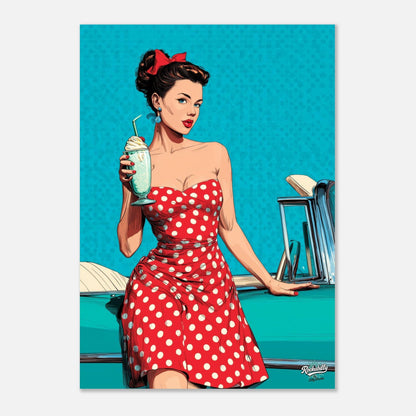 Rockabilly Poster - Vintage Wall Art - Design 12 of 20 - Sillystroke